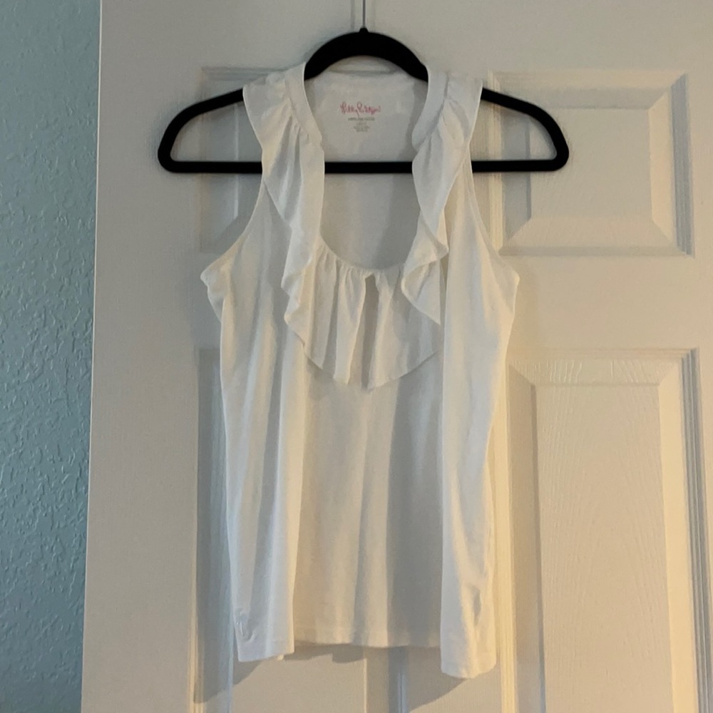 Lilly Pulitzer Ruffle top Size Small